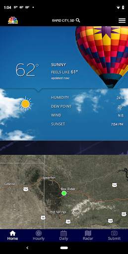 NC1 Weather 1 تصوير الشاشة