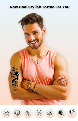 Man Photo Editor : Men Body Styles SixPack tattoo 4 تصوير الشاشة