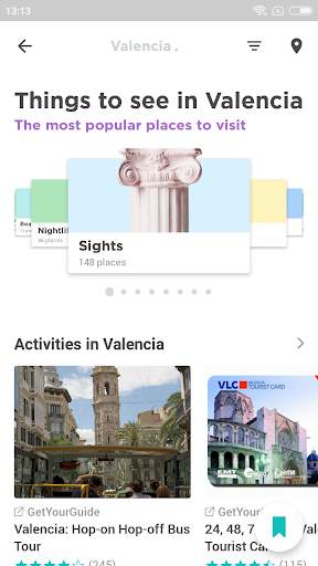 Valencia Travel Guide in English with map screenshot 2