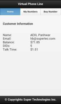 Virtual Phone Line screenshot 2
