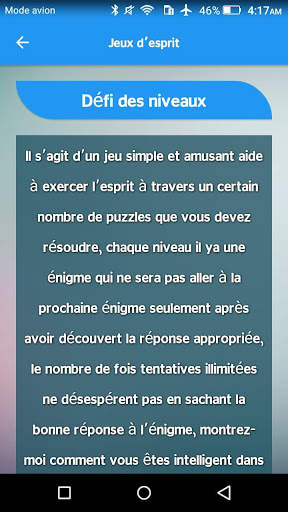 Jeux d'esprit - pour les gens intelligents screenshot 1