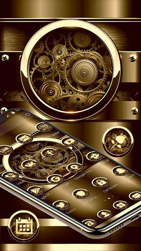 Gold Luxury Business Gear Theme screenshot 3