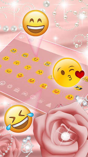 Gold Diamond Silk Keyboard Theme screenshot 3