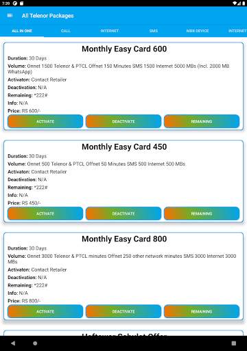 Telenor Packages 2021 | Telenor Packages 2021 New скриншот 9