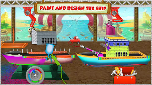 Cruise Ship Factory: Mechanic & Builder Game screenshot 1