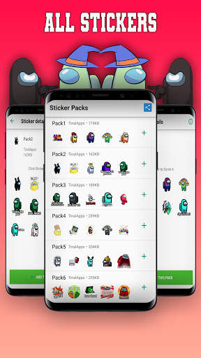 WAStickerApps - Among US Cute And Funny Stickers screenshot 3
