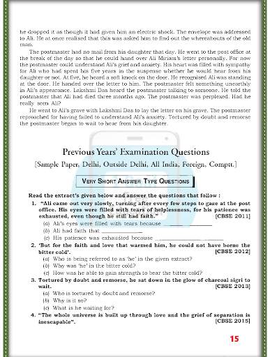 10th class english important Q & A screenshot 5