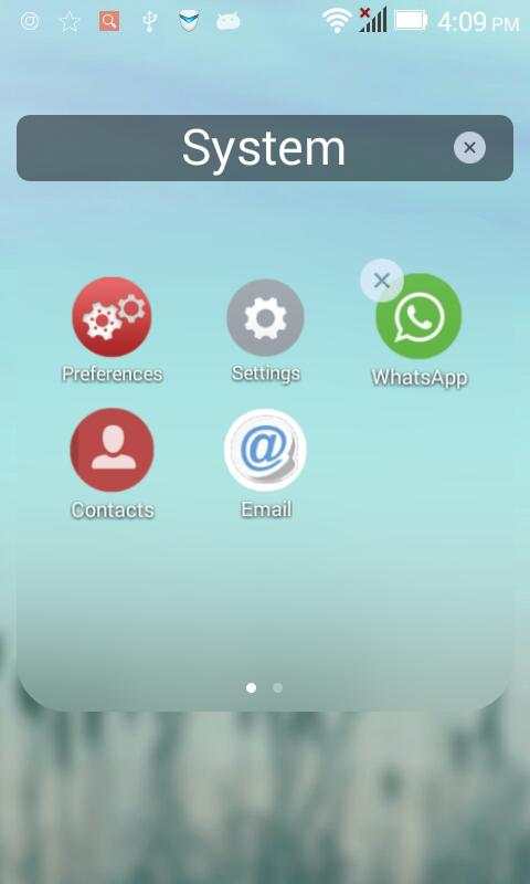 Round launcher theme screenshot 2