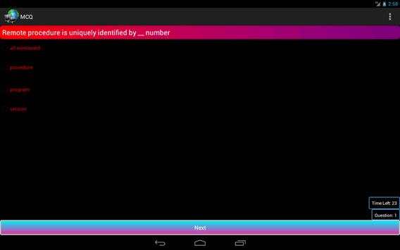Computer Networks MCQ screenshot 10