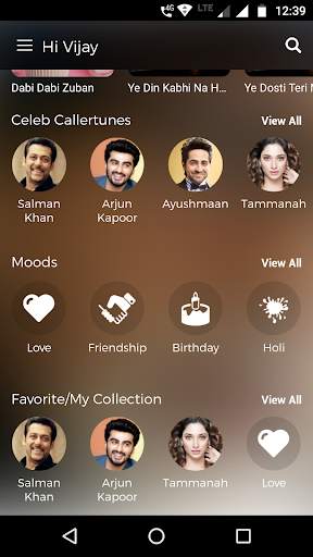 Caller Tunes, Celebrities & Songs screenshot 8