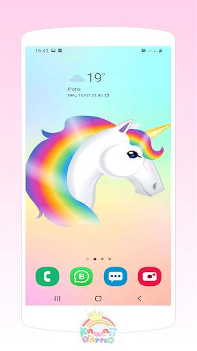 Kawaii Unicorn wallpapers cute background screenshot 6