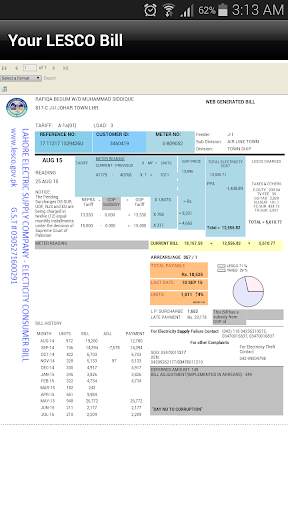 Check LESCO/MEPCO Bill screenshot 5