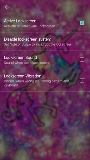 Unicorn Galaxy Wallpaper Girls Screenlock screenshot 6