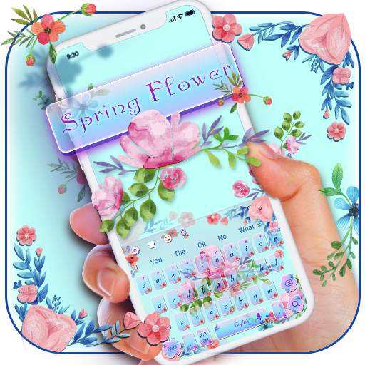 Spring Flowers keyboard 10001005