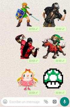 Stickers de videojuegos para WhatsApp screenshot 2