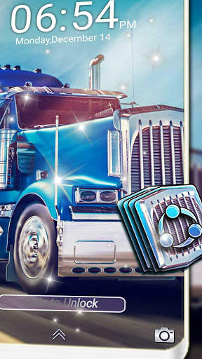 Blue Truck Launcher Theme screenshot 3