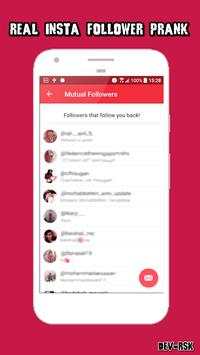 Real Insta followers prank screenshot 3