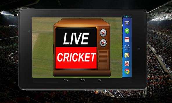 Live Cricket on TV Channels screenshot 1