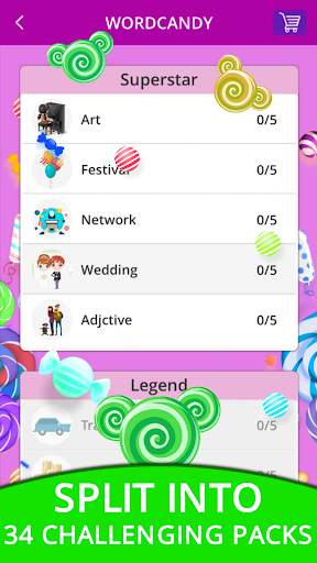 Word Candy - Relaxing Word Game screenshot 2