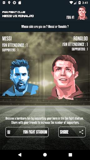 FanFightClub - Messi Vs Ronald screenshot 2