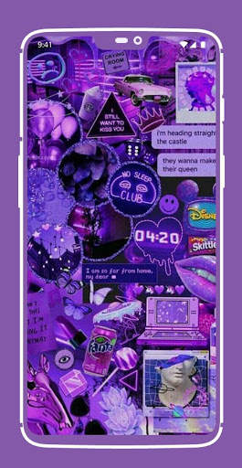 Purple Aesthetic Wallpapers screenshot 7