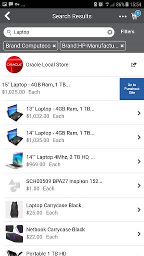 Oracle Fusion Self Service Procurement Mobile screenshot 2