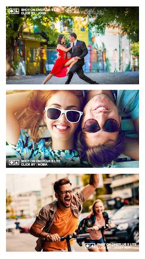 Shot On Stamp Photos with ShotOn Watermark Camera screenshot 1