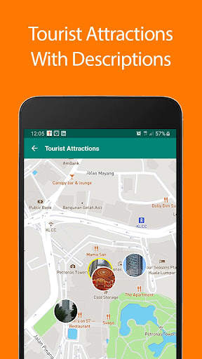 Kuala Lumpur Offline Map and Travel Guide screenshot 1