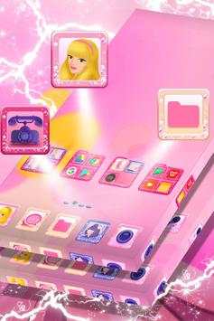 Princess Colors Launcher Theme 2 تصوير الشاشة
