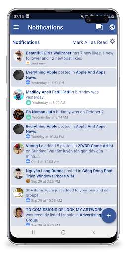 Lite Messenger: Both versions in one app screenshot 7