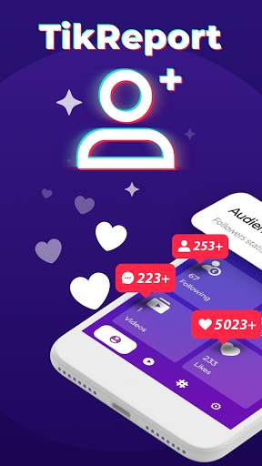 Reports for TikTok followers, likes & Get Popular screenshot 1