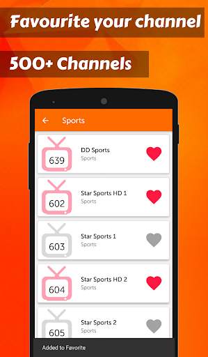 App for Dish India Channels-Dish tv Channels Guide screenshot 1