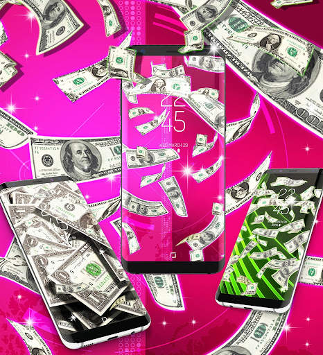 Falling money live wallpaper screenshot 2