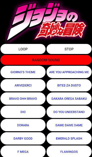 JoJo Soundboard screenshot 4
