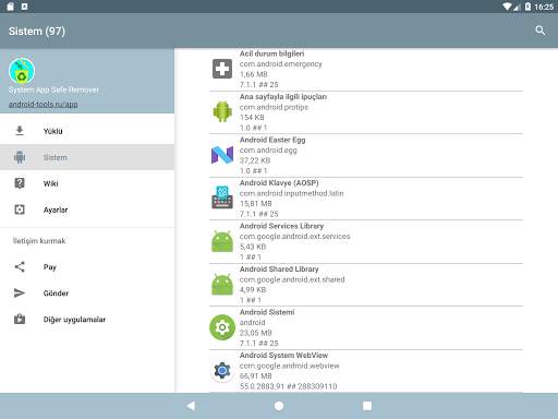 Sistem uygulaması yöneticisi screenshot 20
