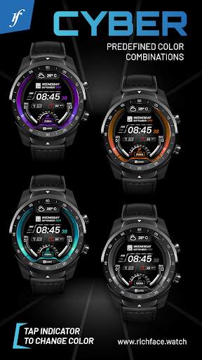 Cyber Watch Face скриншот 3