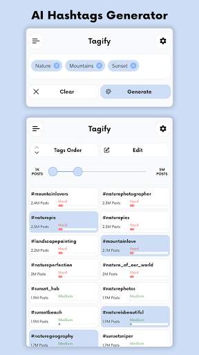 Tagify: hashtags for Instagram screenshot 1