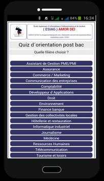 Orientation Post Bac screenshot 1