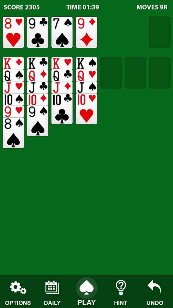 Solitaire screenshot 3