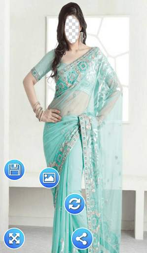 Elegant Saree Photo Frames скриншот 4