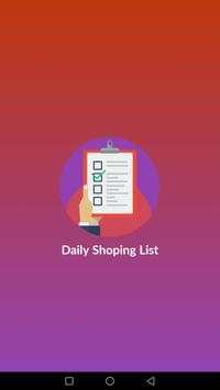 Daily Shoping List screenshot 1