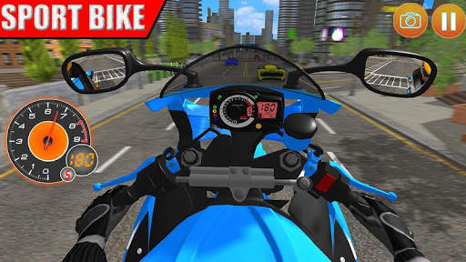Obsession incroyable de course de moto screenshot 1