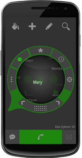 Dial Sphere 3D - Dialer screenshot 3