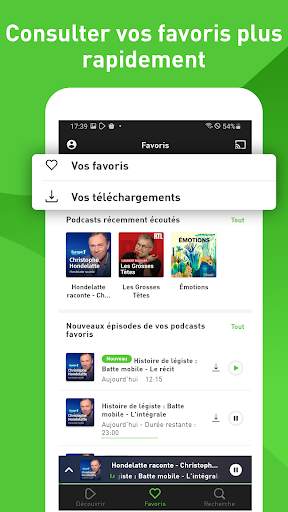GetPodcast: lecteur de podcast screenshot 3