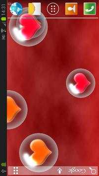 Hearts Bubble LWP Mini Game स्क्रीनशॉट 4