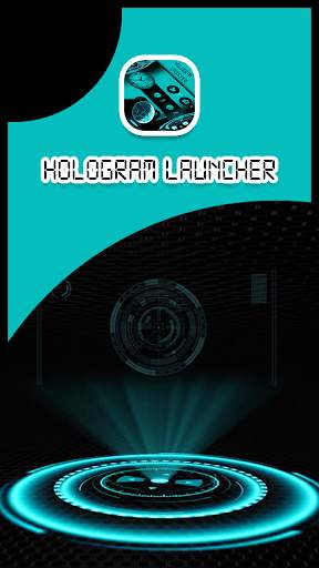 Hologram Launcher Theme 6 تصوير الشاشة
