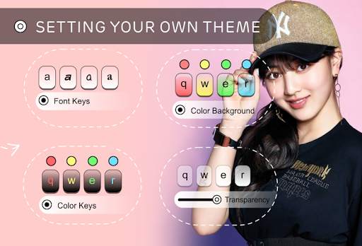 Jihyo Twice Theme Keyboard screenshot 3
