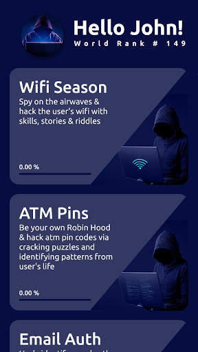 Cyber Hacker Bot Hacking Game screenshot 2