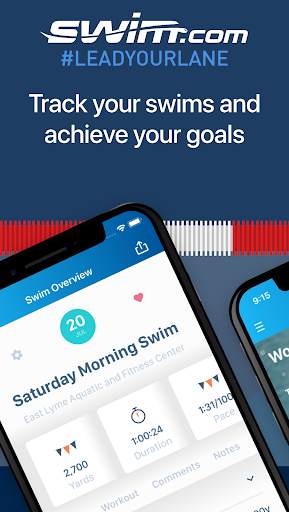 Swim.com: Workouts & Tracking screenshot 1