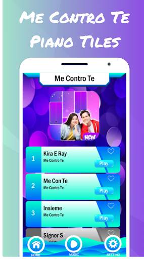 Me Contro Te 🎹 Piano Tiles screenshot 1
